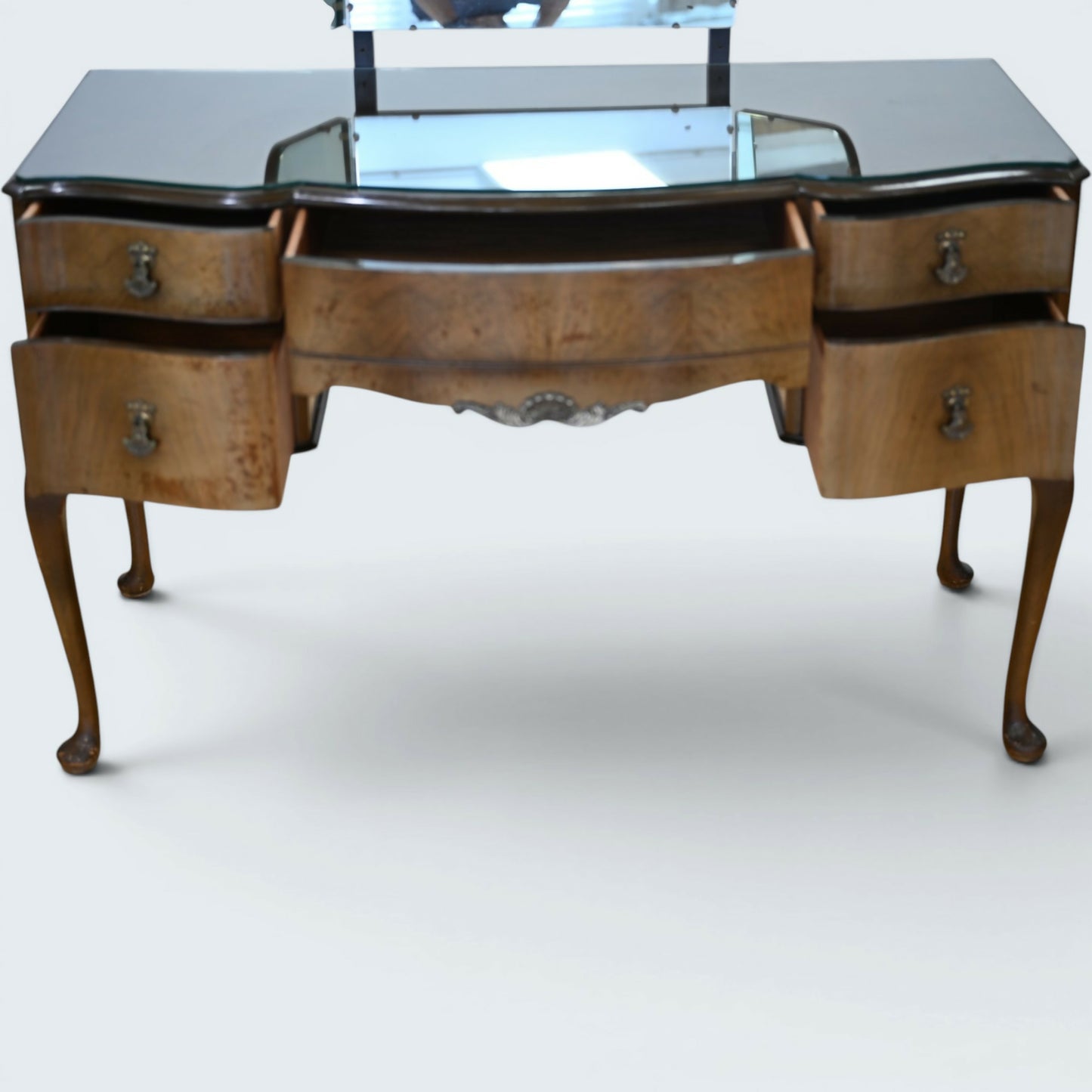Wrighton Dressing Table Queen Anne Style Triple Mirrors FREE UK Delivery