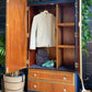 Wardrobe, Armoire, Coat Cupboard, Hallrobe, Hallway Storage, Mid Century Retro Vintage.