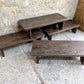 4 x Retail Rustic Display Table Risers - Wood - Childrens Benches Monitor Stands