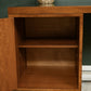 Mid Century Teak Office Desk with Black Top - Danish?