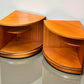 Mid century corner cupboards by Morris of Glasgow