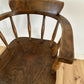 CC41 Captains Chair English Elm and Beech Chair Arts & Crafts Style Vintage Office Desk Chair