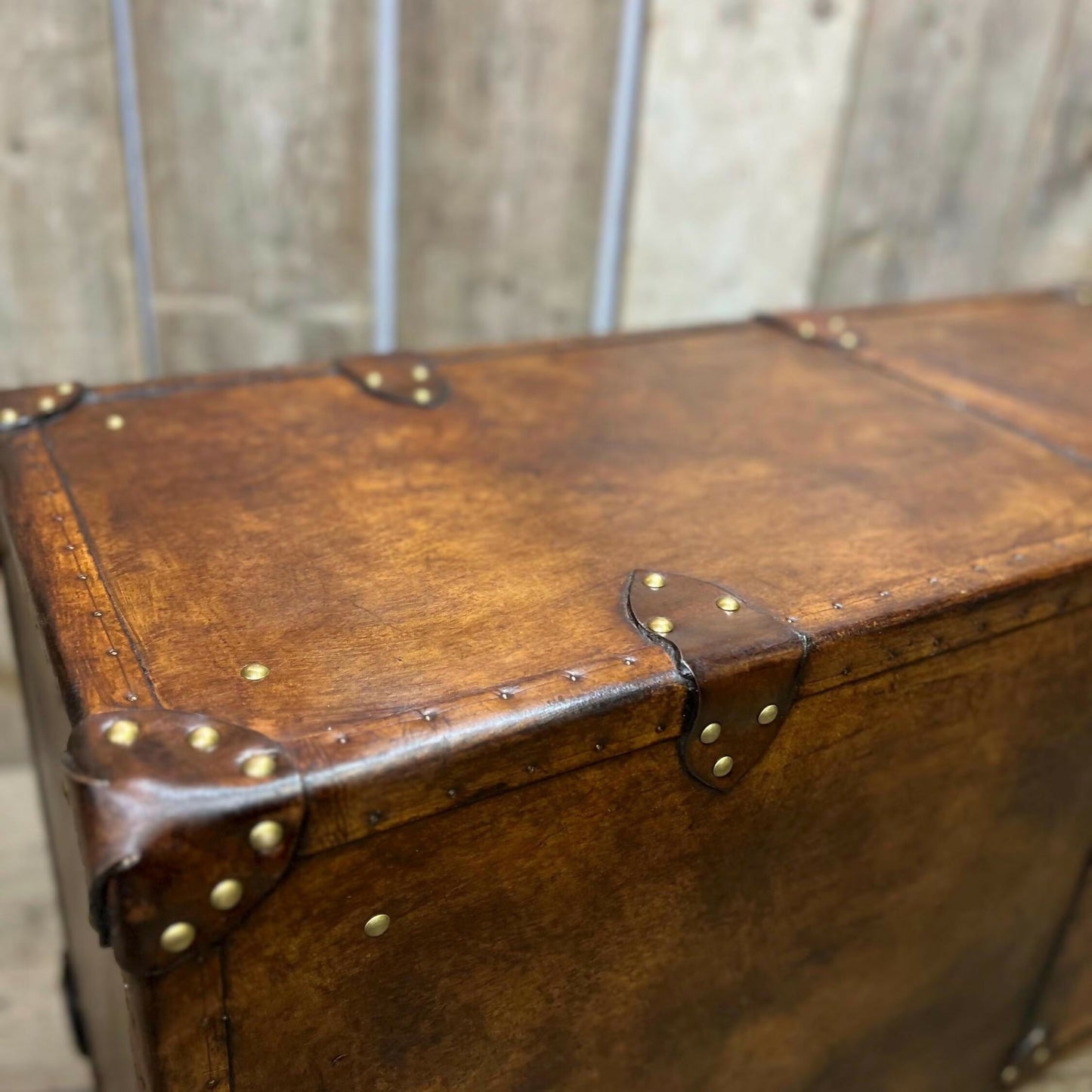 Bespoke hand dyed tailored luxury tv unit