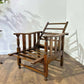 Vintage Oak Reclining Armchair