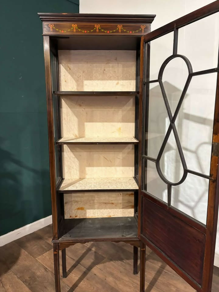 Edwardian Astral Glazed Mahogany Display Cabinetm