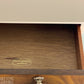 Seven Drawer Chest of Drawers in Dusky Pink and Flame Mahogany