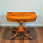 Good Quality Figured Mahogany Turn Over Top Games / Card Table