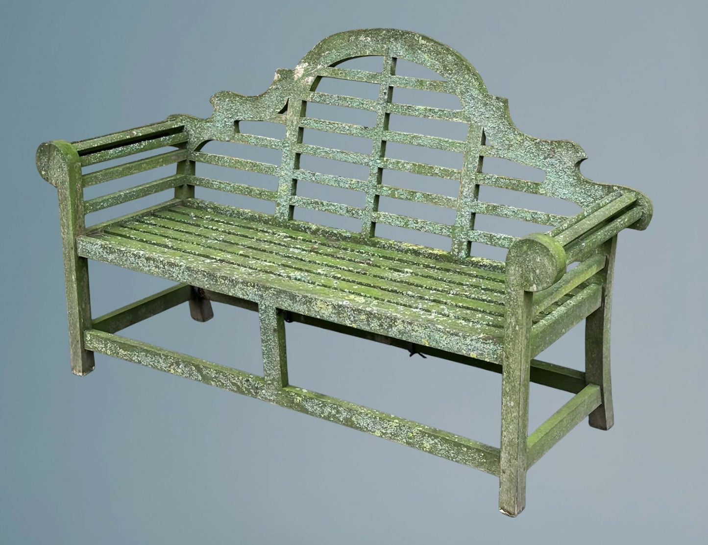 Hardwood Weathered Lutyens Style Garden Bench