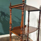 Victorian Mahogany Three Tier Whatnotm