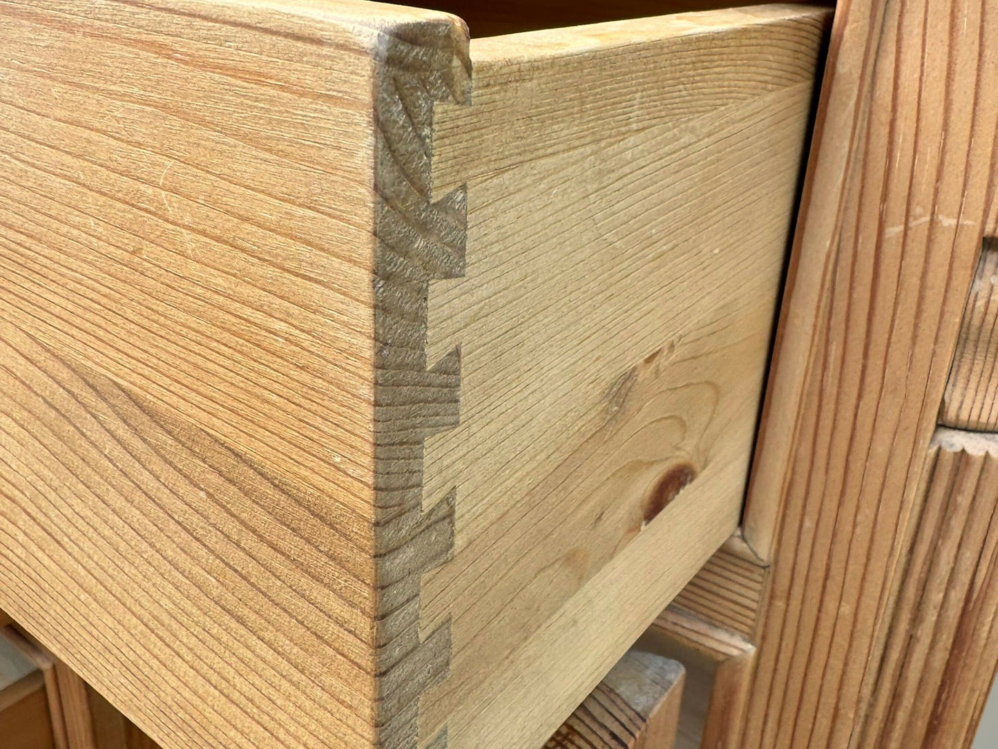 Pine Sideboard or Dresser Base In The Georgian Style