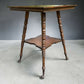 Antique 19th Oak claw foot parlour table