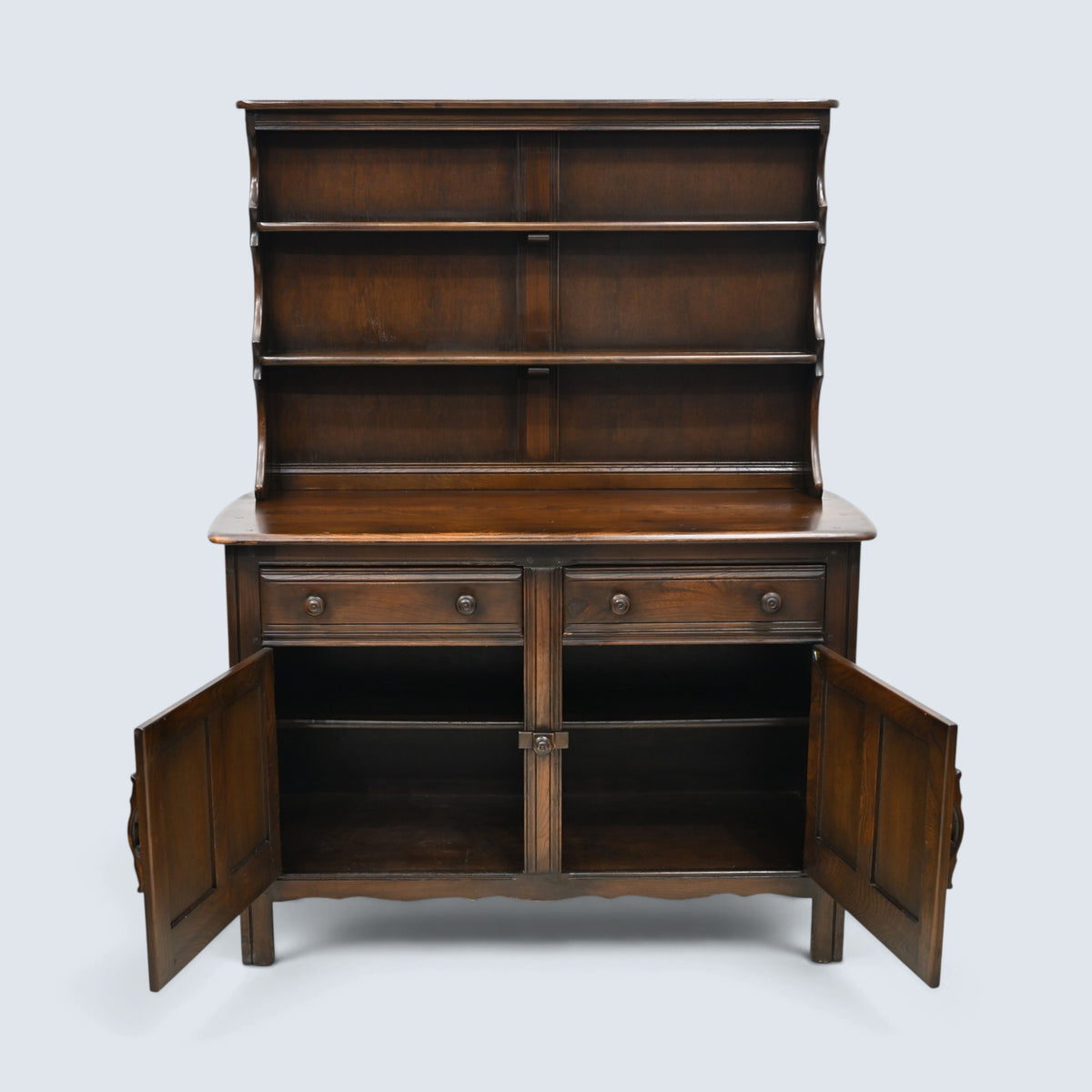 Ercol Old Colonial 2 Door Dresser Traditional Finish Model 331D FREE UK Delivery