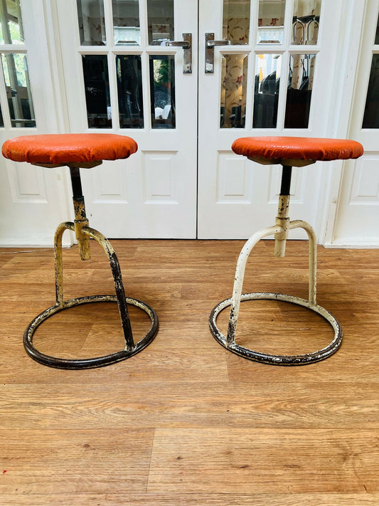 Pair of industrial Stools