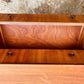Mid-Century Teak Chest of Drawers – Vintage 4-Drawer Unit with Tapered Legs & Metal Pulls