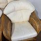 Vintage Three Piece Cane Conservatory Suite – Two Seater Settee & Armchairs