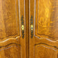 Wardrobe Vintage French Louis XVI Style Oak Four Door Armoire LOT 4814