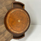 Vintage Reproduction Mahogany Drum Table with Leather Top
