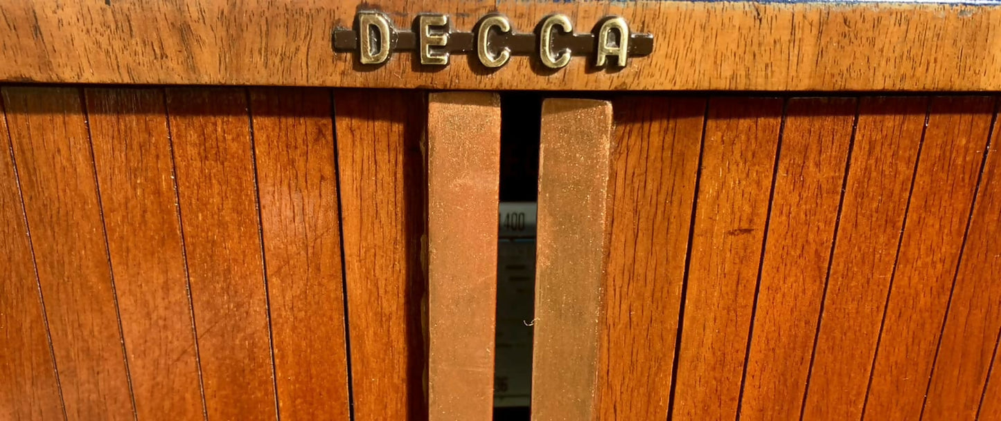 SOLD - Upcycled Retro Decca Radiogram Unit