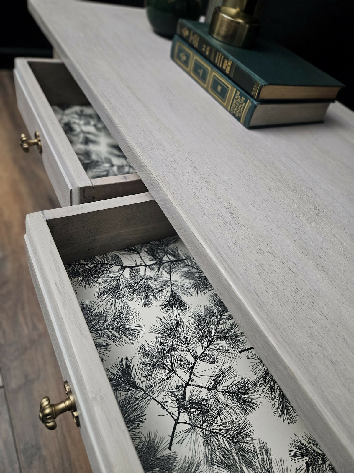 Whitewashed Oak Coffee Table – French Country Charm