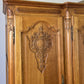 Wardrobe Vintage French Louis XVI Style Oak Four Door Carved Armoire LOT 6387