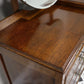 Vintage Carved Oak Dressing Table with Mirror 1930s
