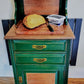 Small Vintage Washstand or Free Standing Kitchen Unit