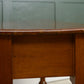 Antique Style Long Console Table - Hardwood Mahogany Finish
