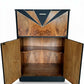 Vintage Art Deco Walnut Cocktail Cabinet