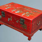 Chinoiserie Trunk On Stand - Blanket Box - Coffee Table