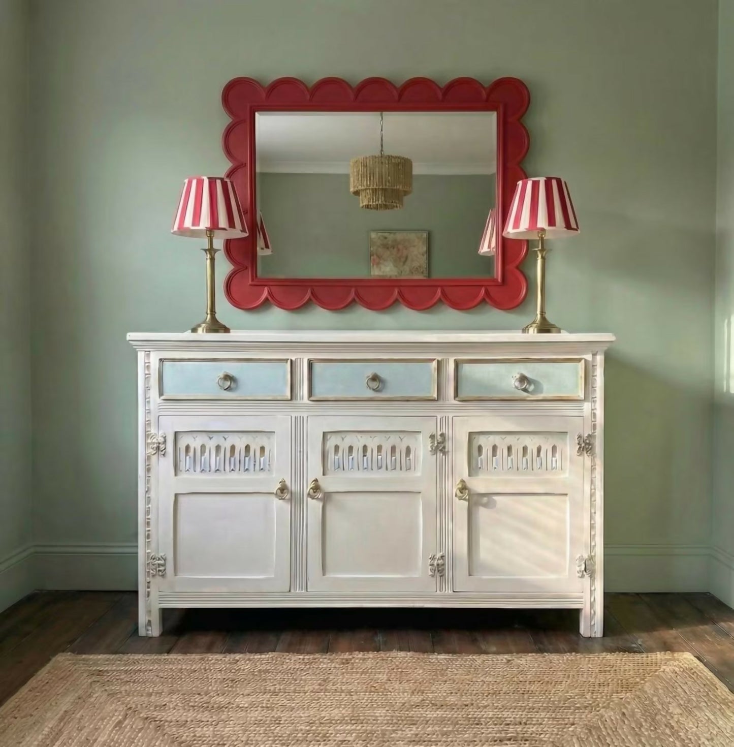Vintage White Sideboard