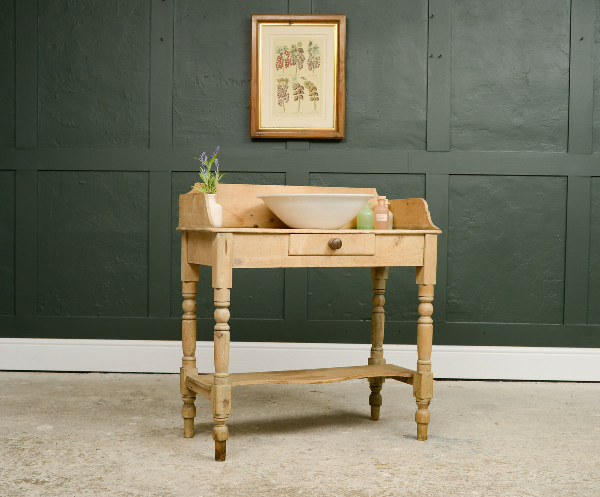 Victorian Pine Washstand