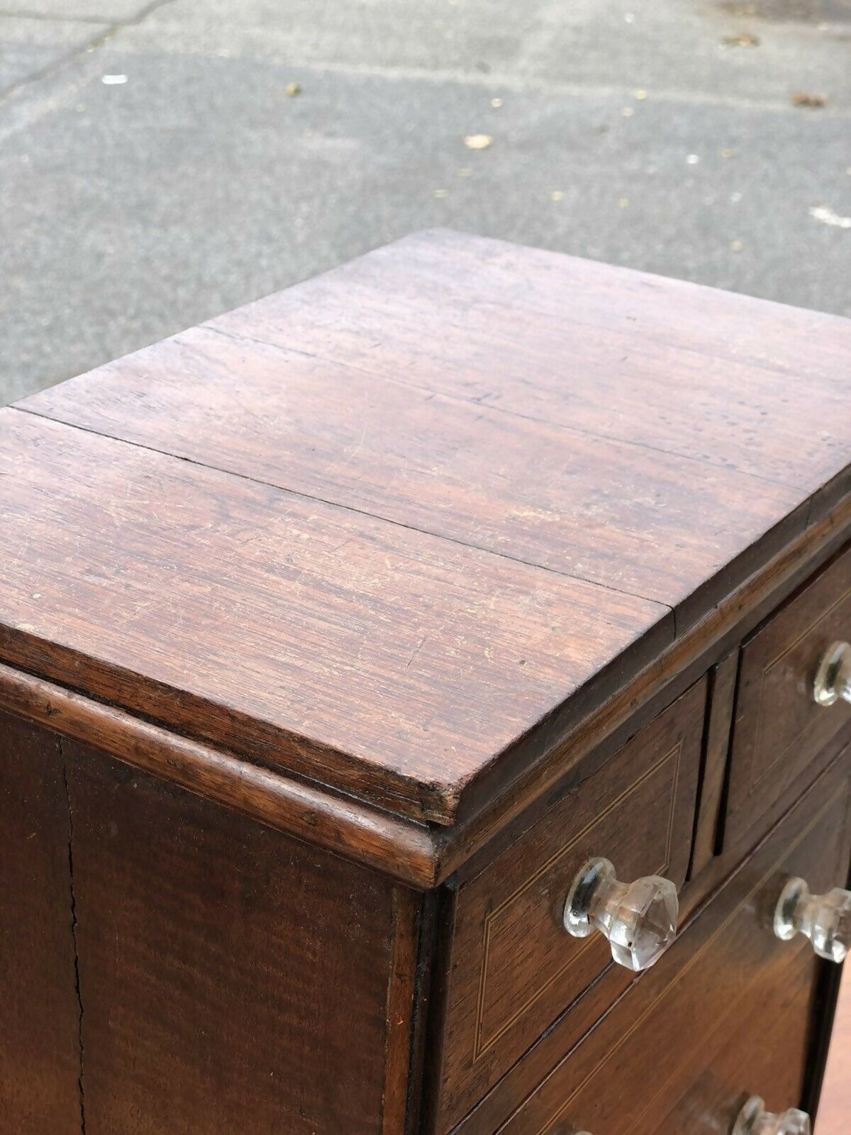 Vintage Victorian Set Of Table Top Jewellery/ Collectors Drawers.