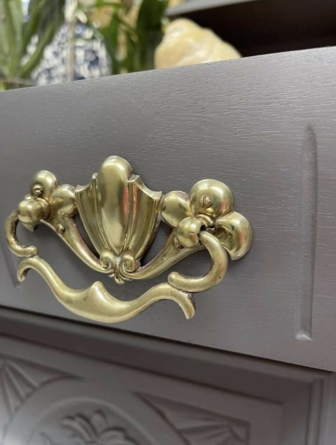 Antique Victorian Chiffonier Mirror Back Sideboard