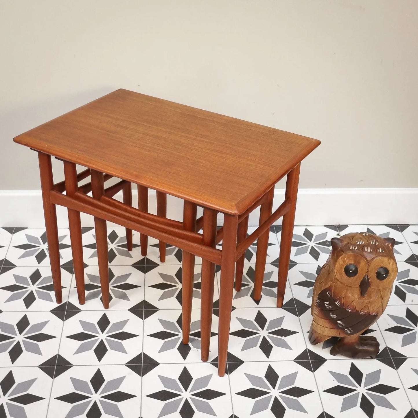 Kai Kristiansen Mimi set for Skovmand & Andersen Vintage Nest of Tables in Teak