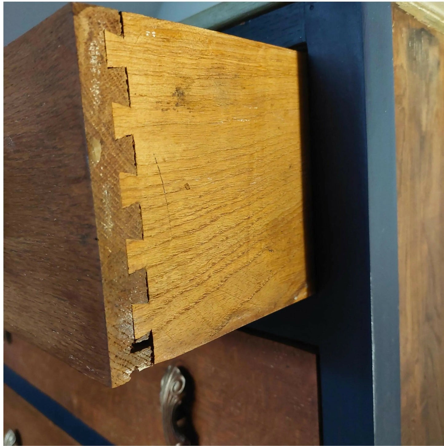 Tall Boy Vintage Chest of drawers refurbished