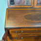 Edwardian Sheraton Style Inlaid Mahogany Bureau Bookcase