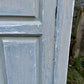 Vintage rustic floor cabinet / cuboard painted in layers of distressed Milk Paint