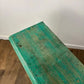 Reclaimed Indian Wood Rustic Green Distressed Cupboard