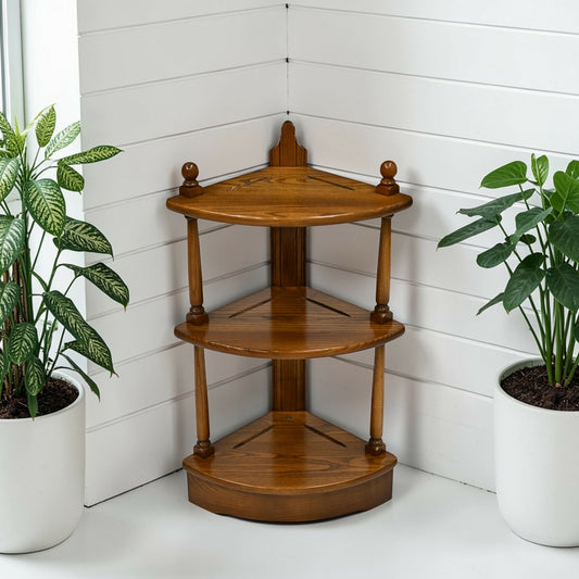 Genuine Ercol Corner Shelving Golden Dawn Finish #1103 EXC FREE UK Delivery