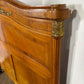 Early 20th French Style Walnut Veneered Bed Frame - 6ft Bed Frame With Gilt Metal