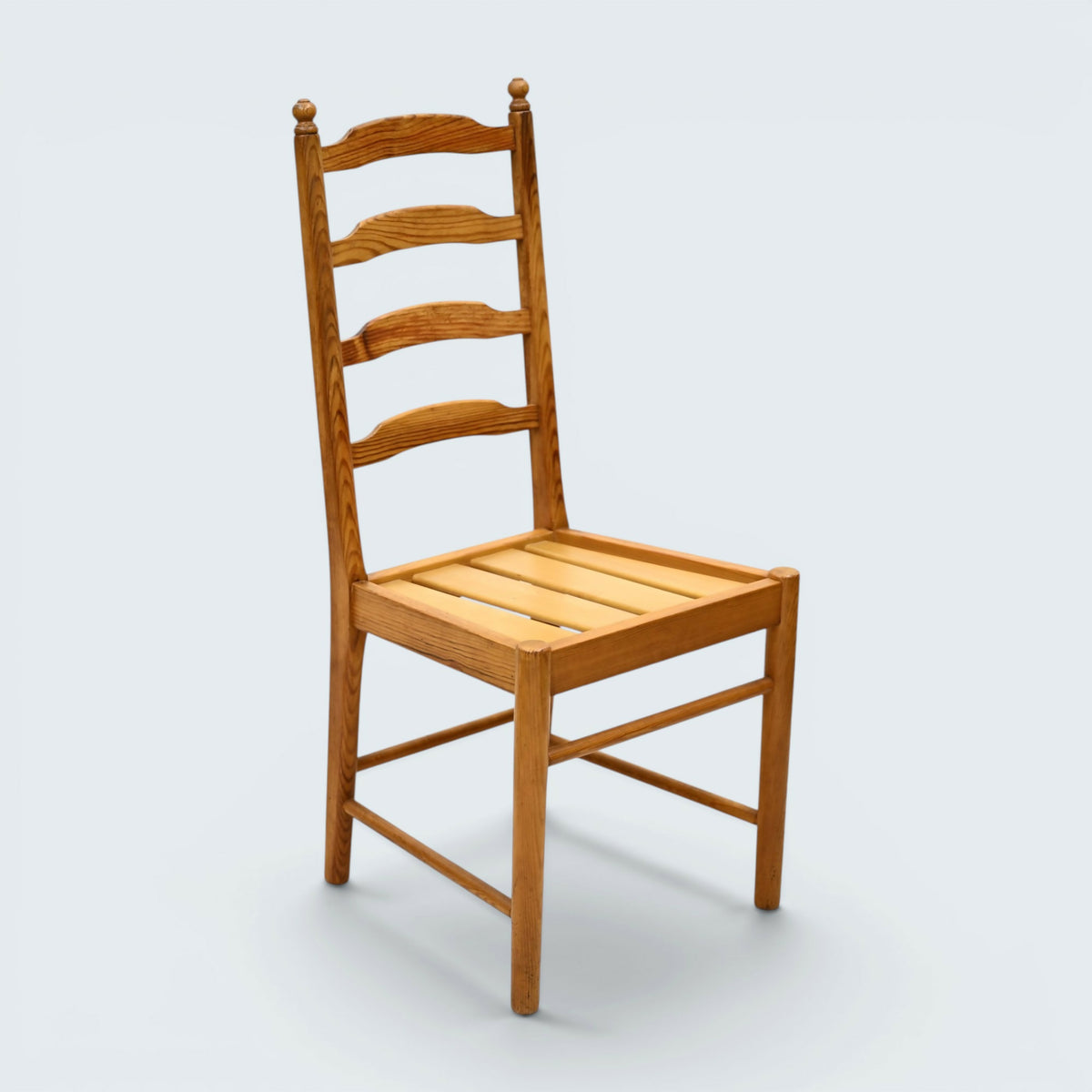 6 Ercol Pine Dining Chairs Model 641 Ladderback Vintage Retro FREE UK Delivery*