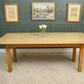 Handmade Solid Oak Dining Table - Almost 7 Foot - Washed Oak