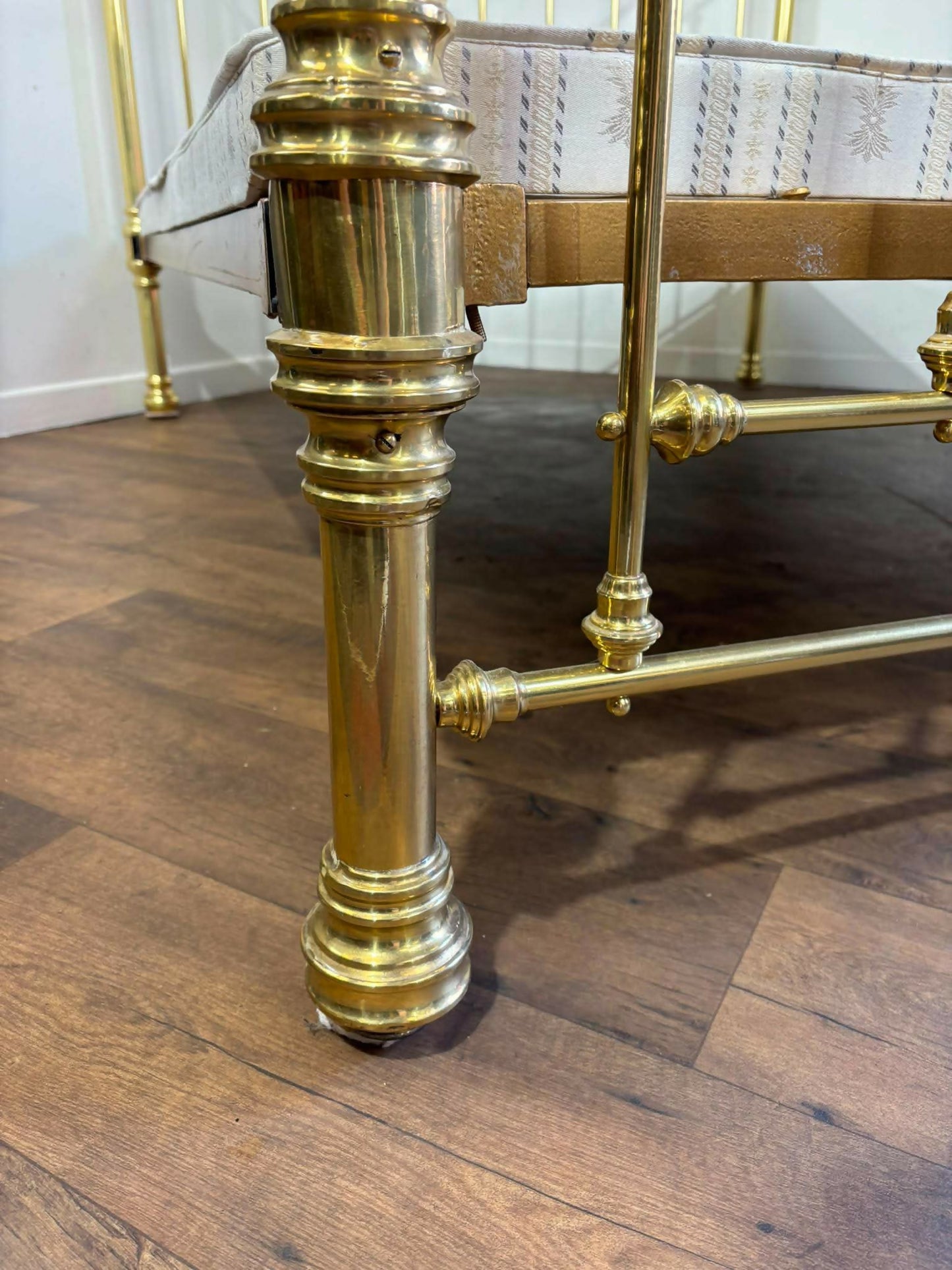 Victorian Style Brass Super King Size Bed Frame