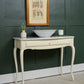 Laura Ashley Provencale Console Table with Marble Top - Ivory