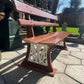 Original GWR Vintage Platform Bench – Vintage Railway Seating 178cm