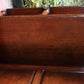 A TITCHMARSH AND GOODWIN SOLID OAK TAVERN SEAT / SETTLE / PEW / HALL ARMCHAIR / BENCH.