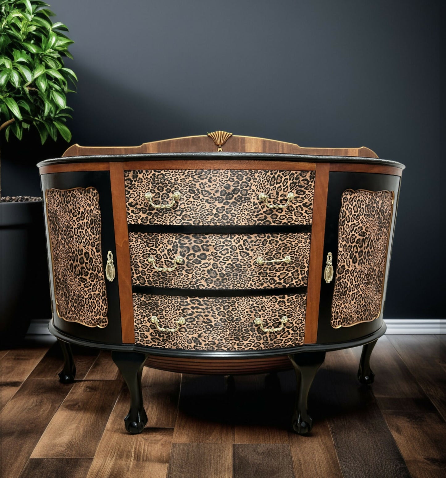 Leopard Print Sideboard