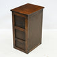 Vintage Oak bedside Cabinet 2 Shelves 62cm Tall Painted Inside FREE UK Delivery*. SBR11097/2710E