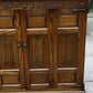 A WOOD BROTHERS OLD CHARM CARVED LIGHT OAK CD STORAGE CABINET / STAND