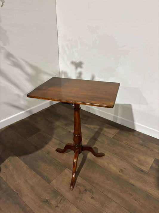 Victorian Mahogany Lamp Table On Tripod Base